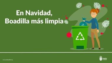 Boadilla del Monte recuerda a los vecinos usar el Punto Limpio en Navidad