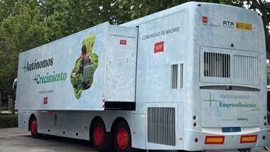 Galapagar recibe el Bus del Emprendimiento con asesoría gratuita para autónomos