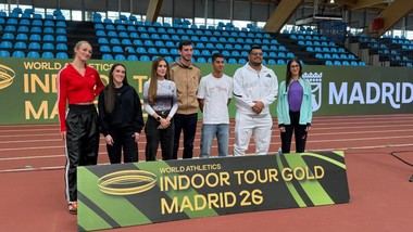 El CDM Gallur acoge la élite del atletismo en el World Indoor Tour Gold 2026