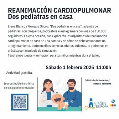 El colegio Virgen de Europa organiza talleres gratuitos y un cuentacuentos solidario para padres