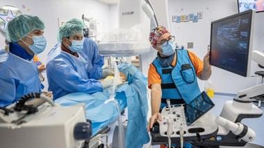 Éxito en el primer cateterismo linfático pediátrico en España en el Gregorio Marañón