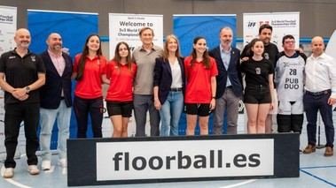 San Lorenzo de El Escorial se prepara para el Mundial de Floorball 3v3