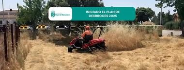 Hoyo de Manzanares ampliará su Plan de Desbroce 2025 en 20.000 m² más