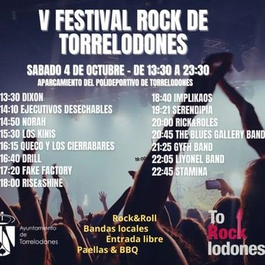 Torrelodones se prepara para su V Festival Rock con 10 horas de música en vivo
