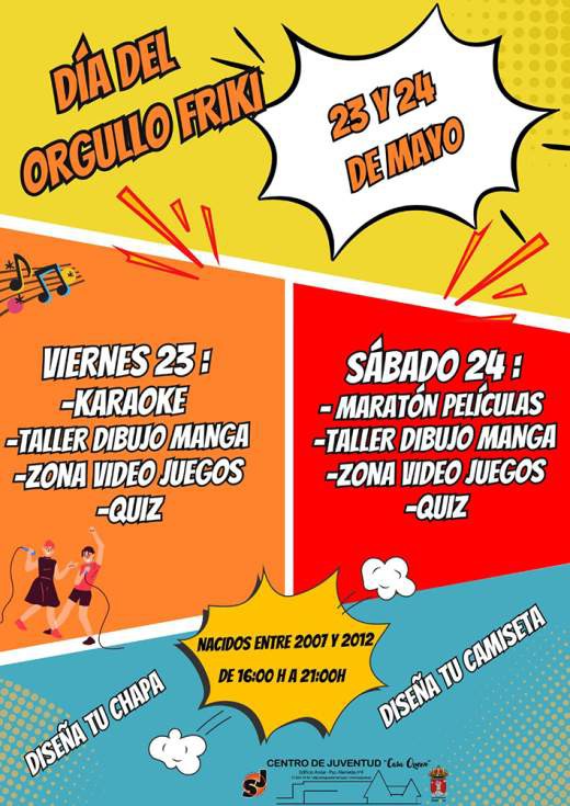 Actividades para celebrar el Día del Orgullo Friki en Guadarrama este fin de semana