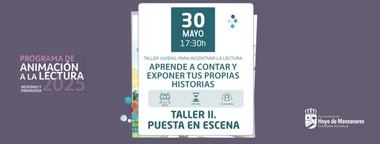 Último taller juvenil de narración en Hoyo de Manzanares este viernes