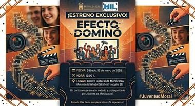 Estreno del cortometraje "Efecto Dominó" en Moralzarzal