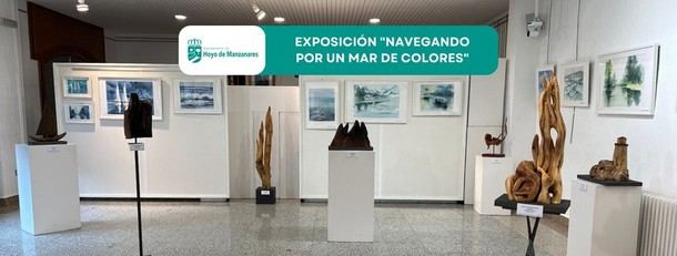 Inauguran la exposición 'Navegando por un mar de colores' en el Centro de Cultura
