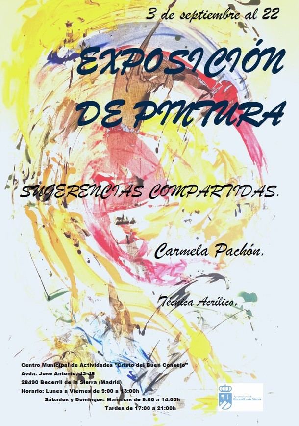 Exposición de pintura 'Sugerencias Compartidas' en Becerril de la Sierra