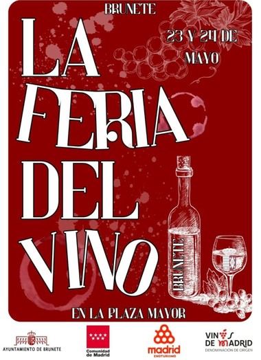 Brunete celebra su Feria del Vino el 23 y 24 de mayo