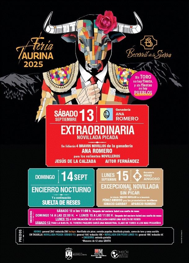 Feria Taurina 2025: Tradición y Fiesta en Becerril de la Sierra