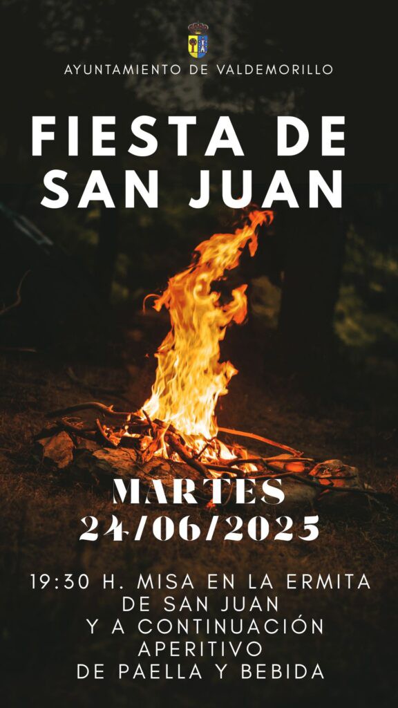 Celebraciones de San Juan en Valdemorillo con misa, paella y música tradicional