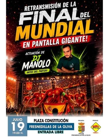 La final del Mundial se verá en pantalla gigante