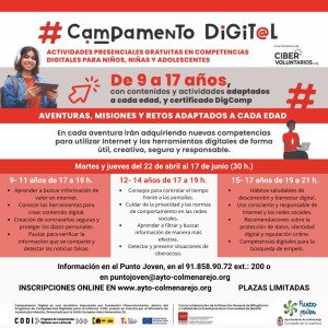 Campamento Digital para Jóvenes en Colmenarejo