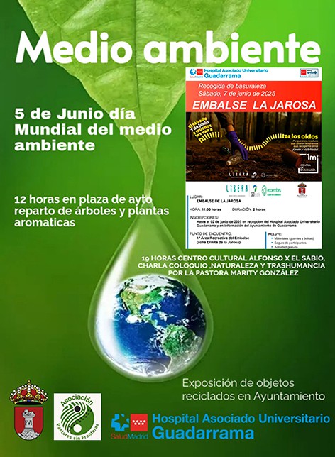 Guadarrama conmemora el Día Mundial del Medio Ambiente con plantación de árboles y charla sobre trashumancia