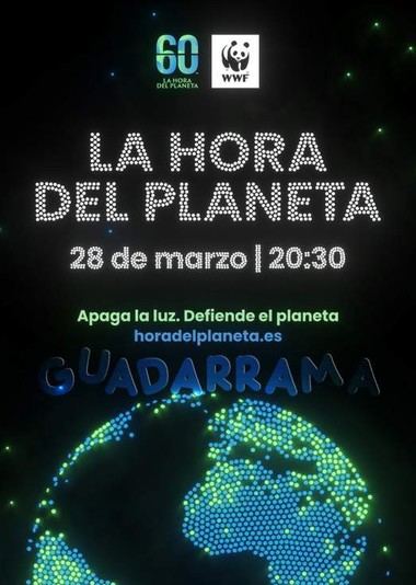 Guadarrama participará en la Hora del Planeta el 28 de marzo