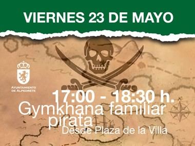 Gymkhana pirata familiar en Isla Alpedrete durante las Fiestas de Santa Quiteria