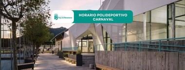 Polideportivo Las Eras abre el 14 y 15 de febrero por Carnaval