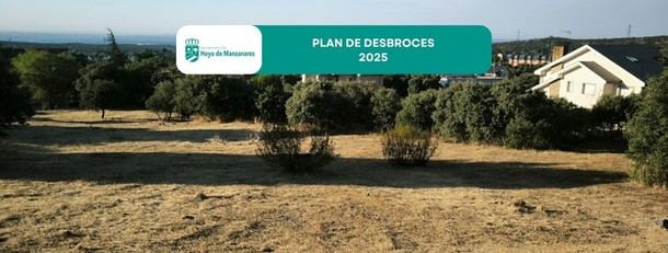 Hoyo de Manzanares desbroza más de 520.000 m² en campaña ambiental 2025