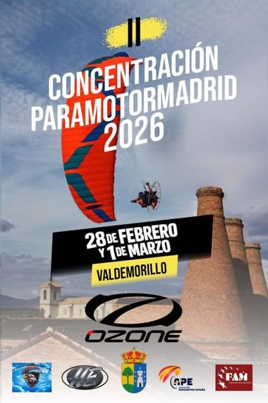 ParamotorMadrid 2026: Este fin de semana, vuelos y exhibiciones en Valdemorillo