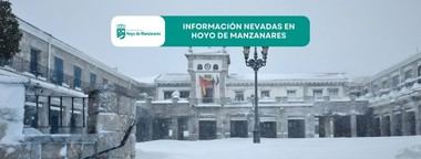 Hoyo de Manzanares activa su plan de emergencia por intensas nevadas