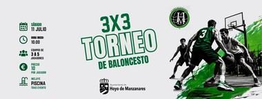 Abren inscripciones para el torneo 3x3 de baloncesto en Hoyo de Manzanares