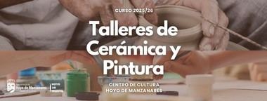 Apertura de inscripciones para talleres de cerámica y pintura en Hoyo de Manzanares