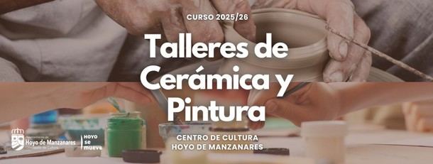 Apertura de inscripciones para talleres de cerámica y pintura en Hoyo de Manzanares