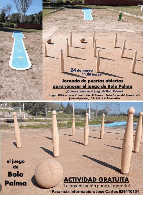 Descubre el juego del Bolo Palma en una jornada gratuita este 24 de mayo