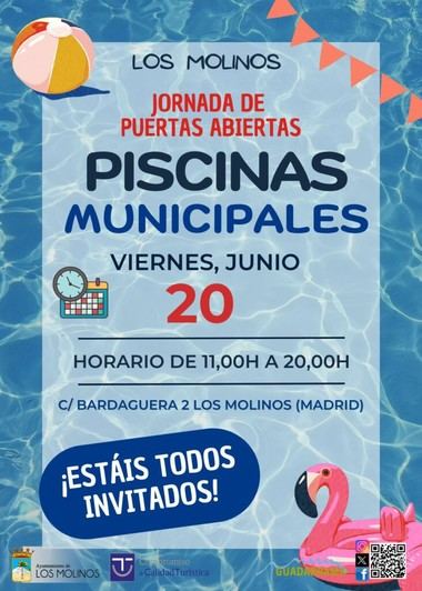Puertas abiertas en las piscinas municipales el 20 de junio