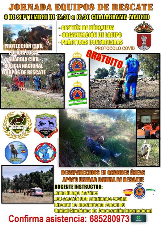 Guadarrama acoge una jornada de Equipos de Rescate