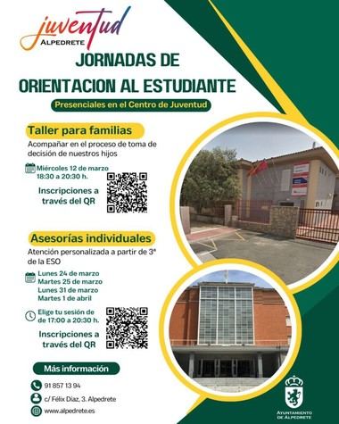 Jornadas de orientación académica para estudiantes en Alpedrete 2025