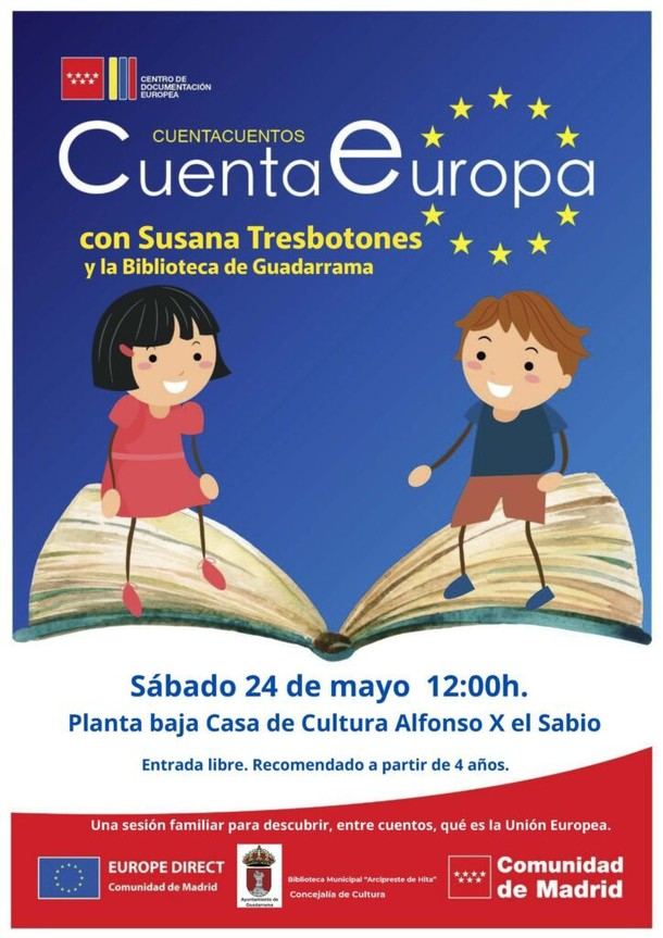 Cuentacuentos 'Cuenta Europa' en la Biblioteca de Guadarrama