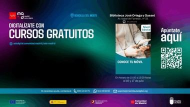 Cursos gratuitos de digitalización para mayores en la biblioteca José Ortega y Gasset