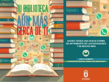 La Biblioteca Municipal de Alpedrete lanza canal de WhatsApp para usuarios