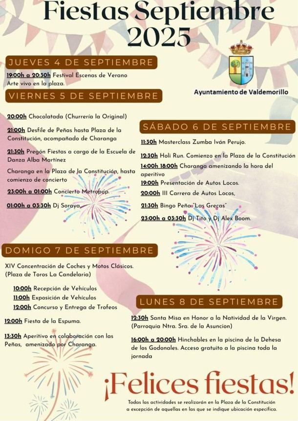 Fiestas de Septiembre: Celebración y Orgullo en Valdemorillo
