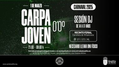 La Carpa Joven de Boadilla reabre el 1 de marzo por Carnaval