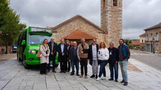 Madrid incrementa el uso del transporte público en la Sierra del Rincón con nuevo servicio a demanda