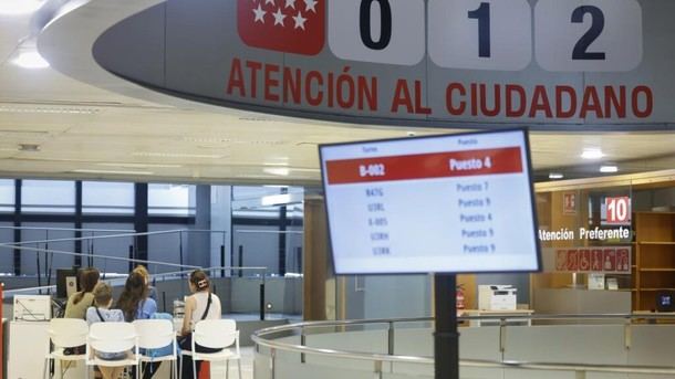 Aumentan un 7% las consultas al 012 en la Comunidad de Madrid, superando los 2,5 millones