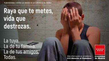 Madrid lanza campaña de prevención sobre los peligros de la cocaína