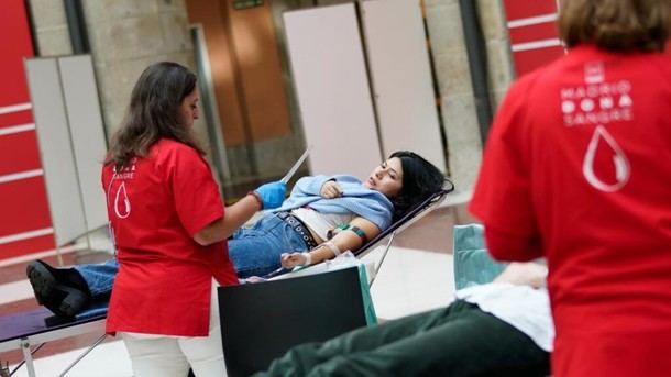 Maratón de donación de sangre y plasma en la Real Casa de Correos de Madrid