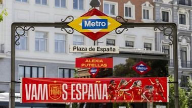 Madrid lanza campaña en Metro para apoyar a la Selección Femenina de Fútbol