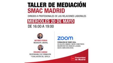 Madrid impulsa mediación laboral para resolver conflictos de forma rápida y efectiva