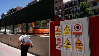 Madrid renueva pantallas de protección en Paseo de las Delicias por obras del Metro L11