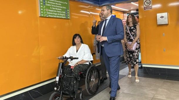 Begoña se convierte en la primera estación de Metro 100% accesible en Madrid