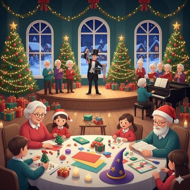 Actividades navideñas para mayores en Moralzarzal