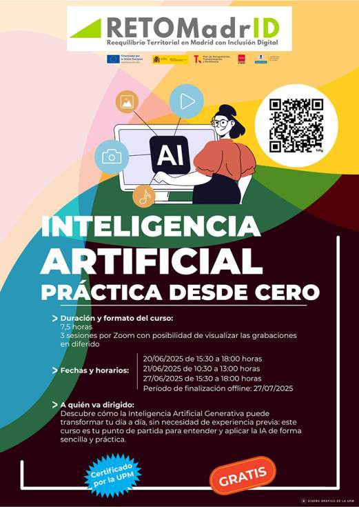 Guadarrama y RETOMadrID lanzan cursos para cerrar la brecha digital