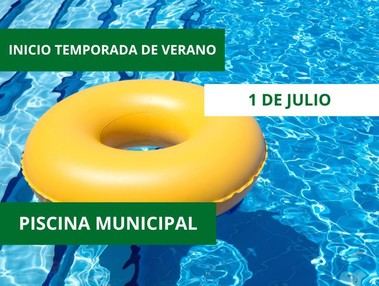La piscina municipal abrirá el 1 de julio para el verano