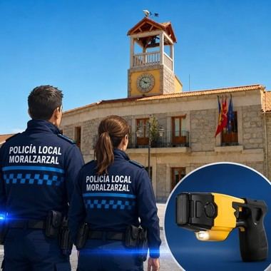 Moralzarzal moderniza su policía con la incorporación de dispositivos TASER