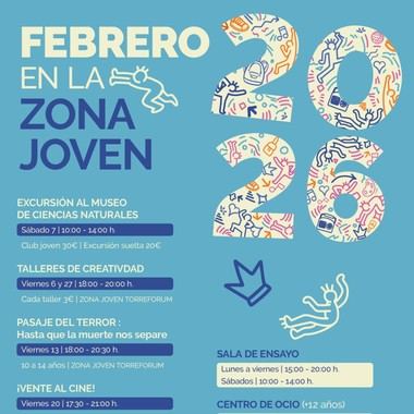 Actividades variadas en la Zona Joven de Torrelodones para febrero